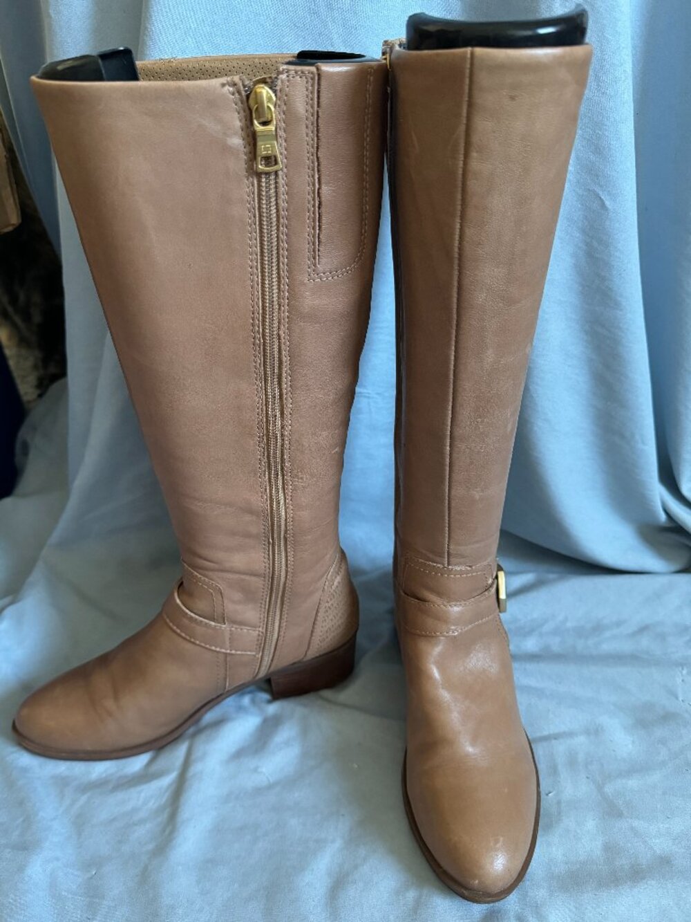 Sole Bound by Baretraps Ingrid Leather Knee High Riding Boots 6M